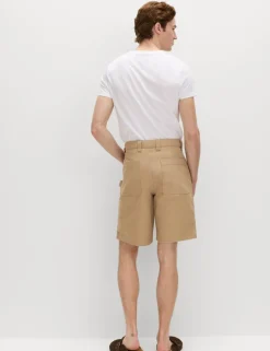 Loose Fit Pure Cotton Utility Shorts