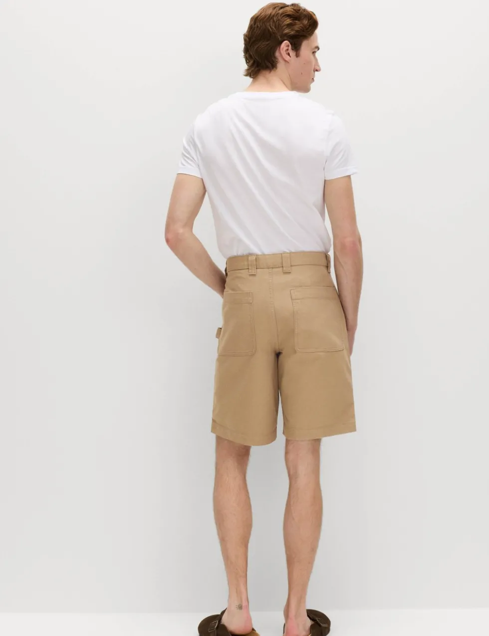 Loose Fit Pure Cotton Utility Shorts