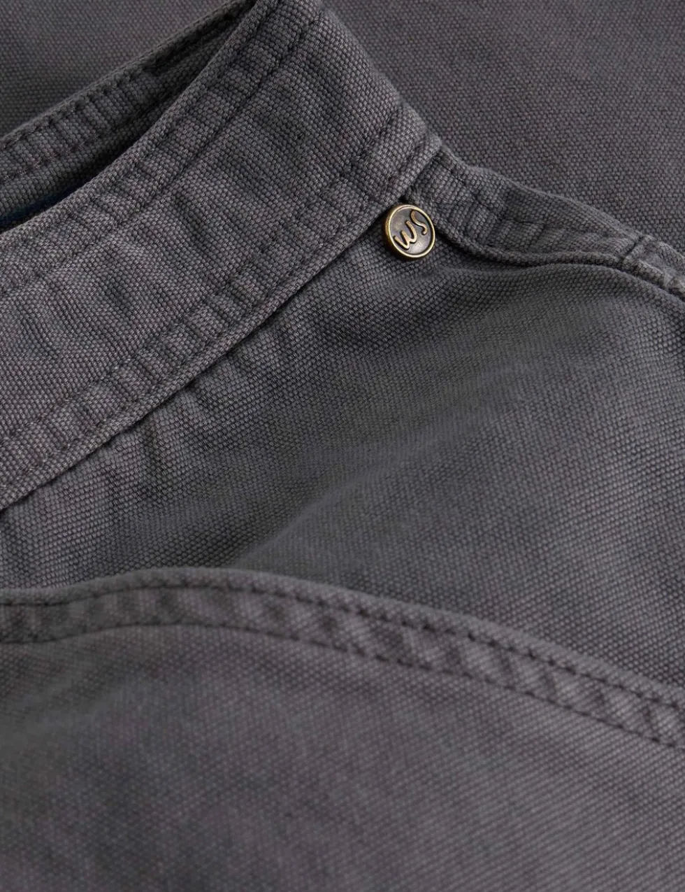 Loose Fit Pure Cotton Utility Trousers