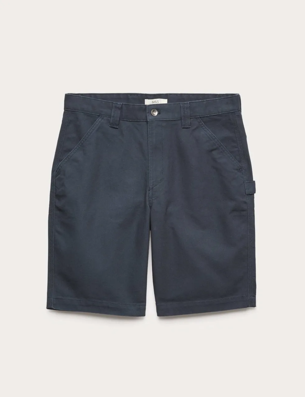 Loose Fit Pure Cotton Utility Shorts