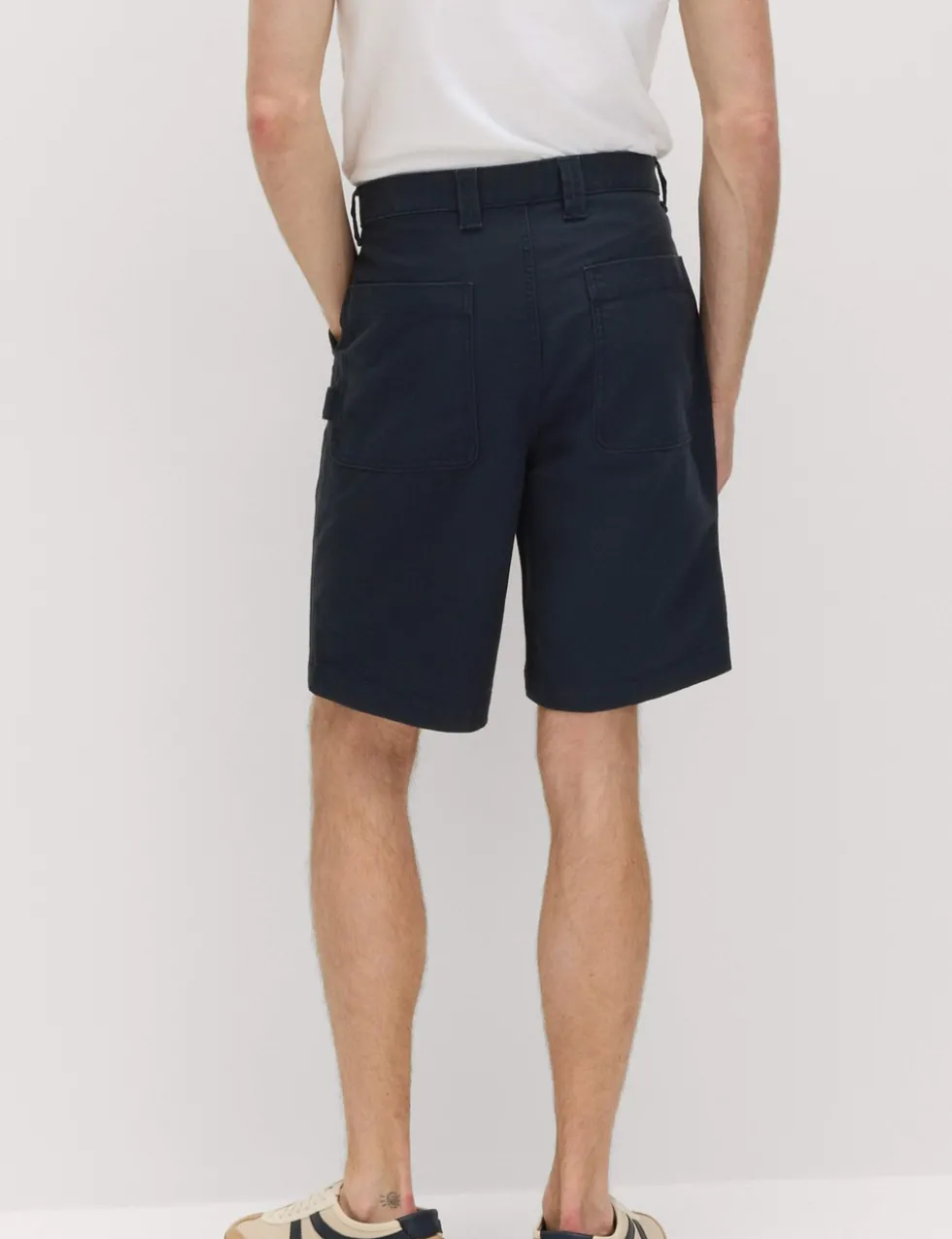 Loose Fit Pure Cotton Utility Shorts
