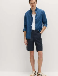 Loose Fit Pure Cotton Utility Shorts