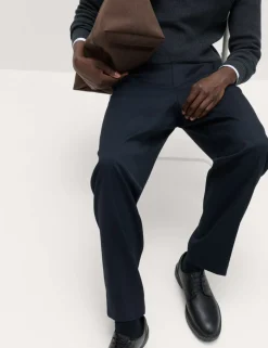 Loose Fit Smart Stretch Trousers