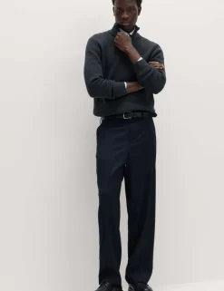 Loose Fit Smart Stretch Trousers