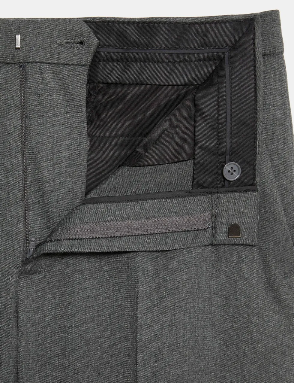 Loose Fit Smart Stretch Trousers