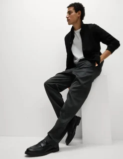 Loose Fit Smart Stretch Trousers