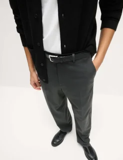 Loose Fit Smart Stretch Trousers