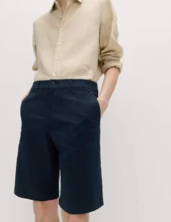 Loose Fit Stretch Chino Shorts