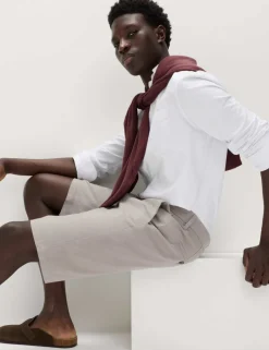 Loose Fit Stretch Chino Shorts