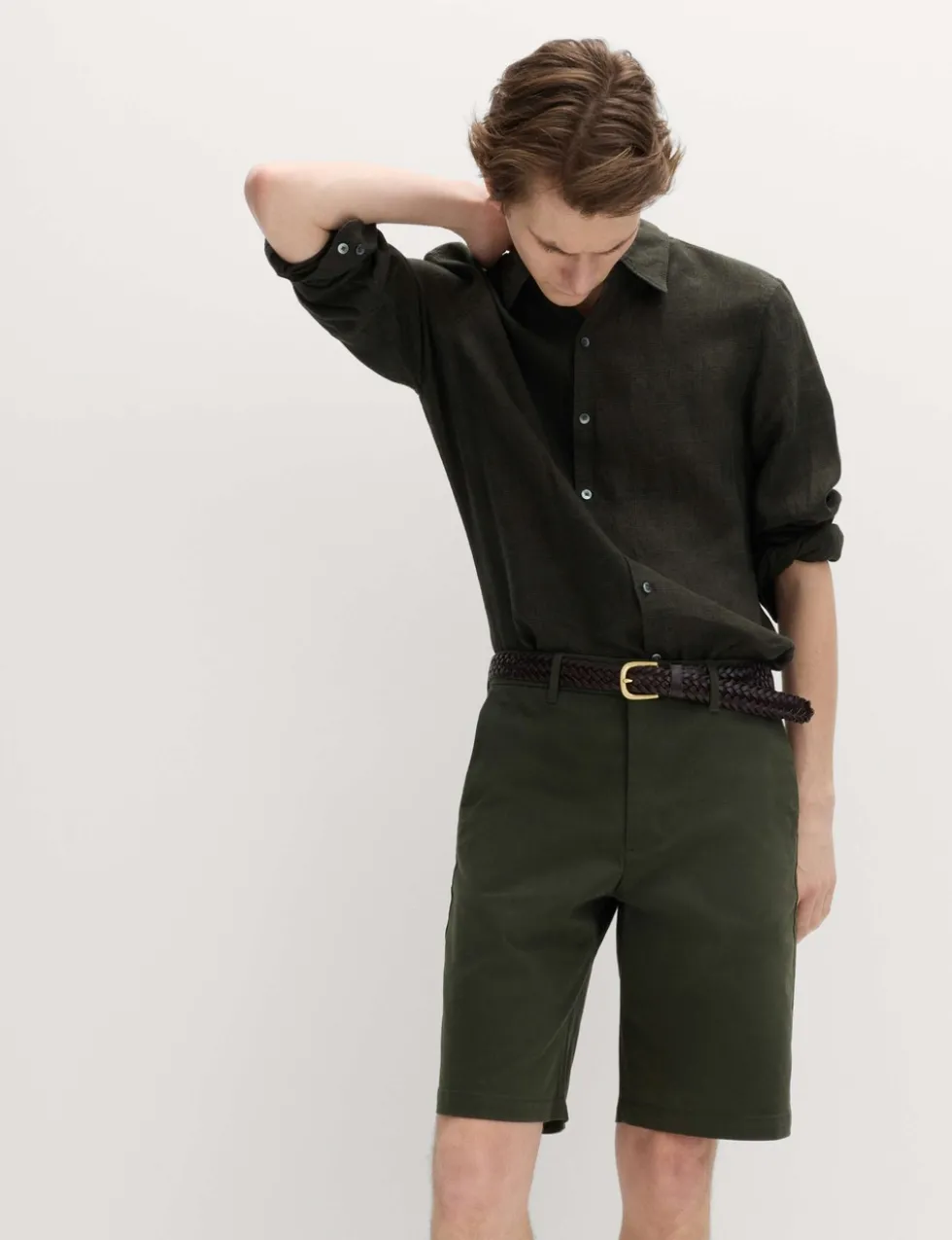 Loose Fit Stretch Chino Shorts