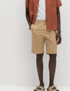 Loose Fit Stretch Chino Shorts