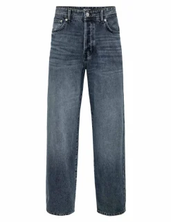 Loose Fit Vintage Wash Rigid Jeans