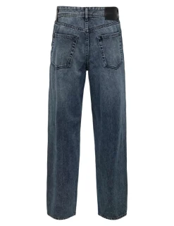 Loose Fit Vintage Wash Rigid Jeans