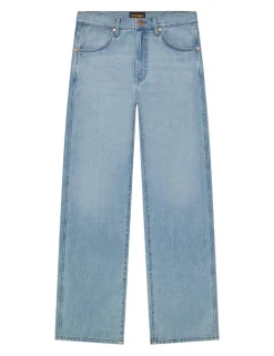 Loose Straight Fit Pure Cotton Jeans