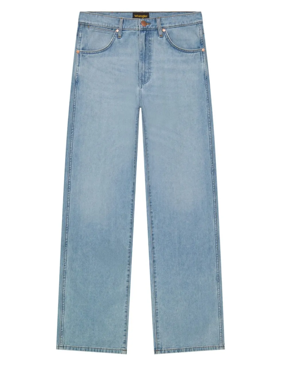 Loose Straight Fit Pure Cotton Jeans
