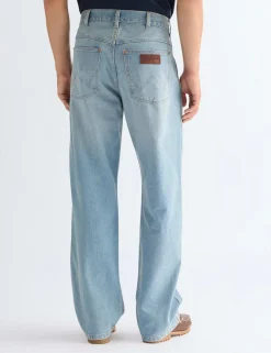 Loose Straight Fit Pure Cotton Jeans