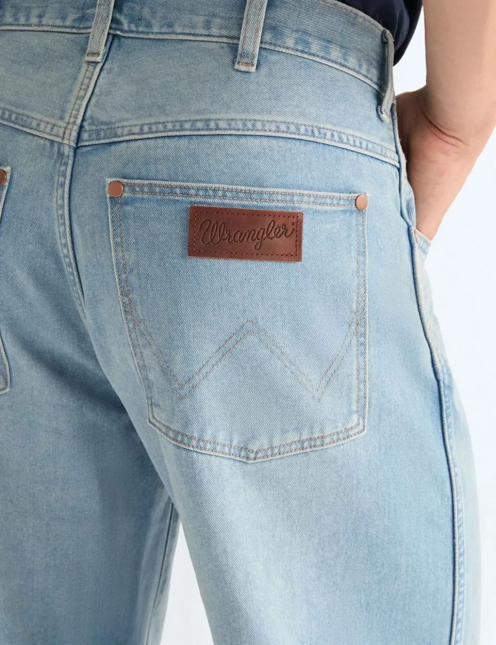 Loose Straight Fit Pure Cotton Jeans