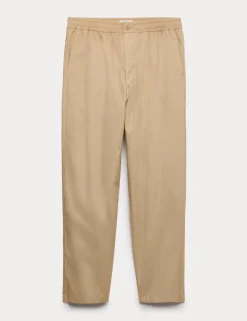 Loose Tapered Fit Lightweight Trousers