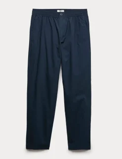 Loose Tapered Fit Lightweight Trousers