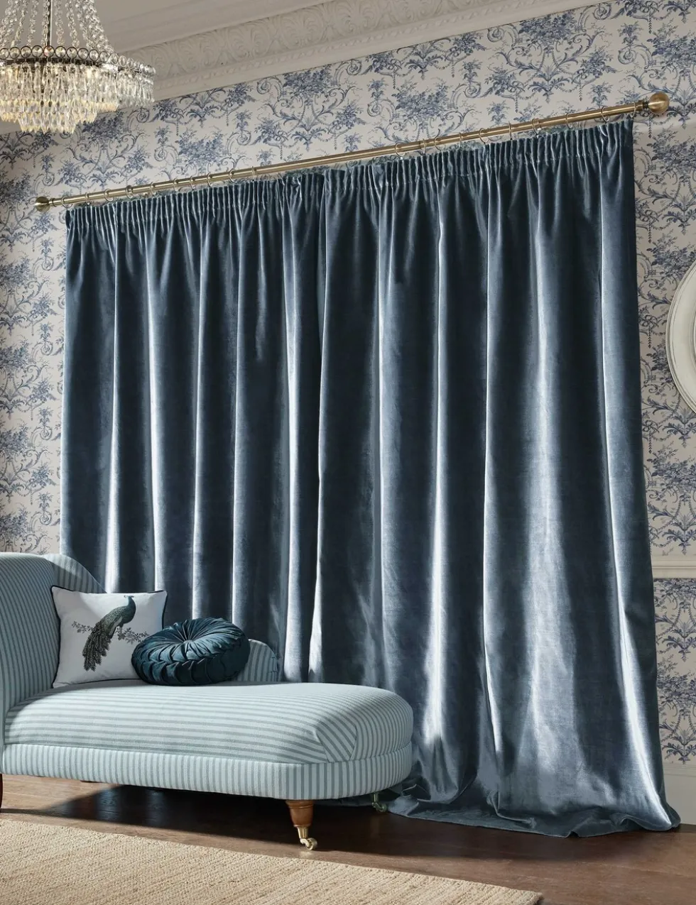 Loretta Pencil Pleat Curtains