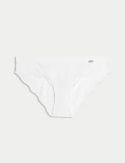 Lounge Rib & Lace Brazilian Knickers