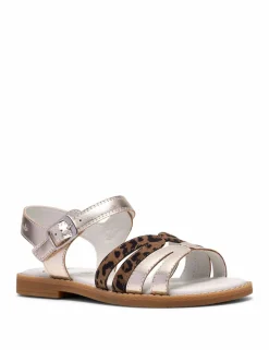 Luana Leopard Print Sandals (7-9 Small)