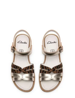 Luana Leopard Print Sandals (7-9 Small)