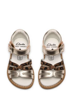 Luana Leopard Print Sandals (4-6 Small)