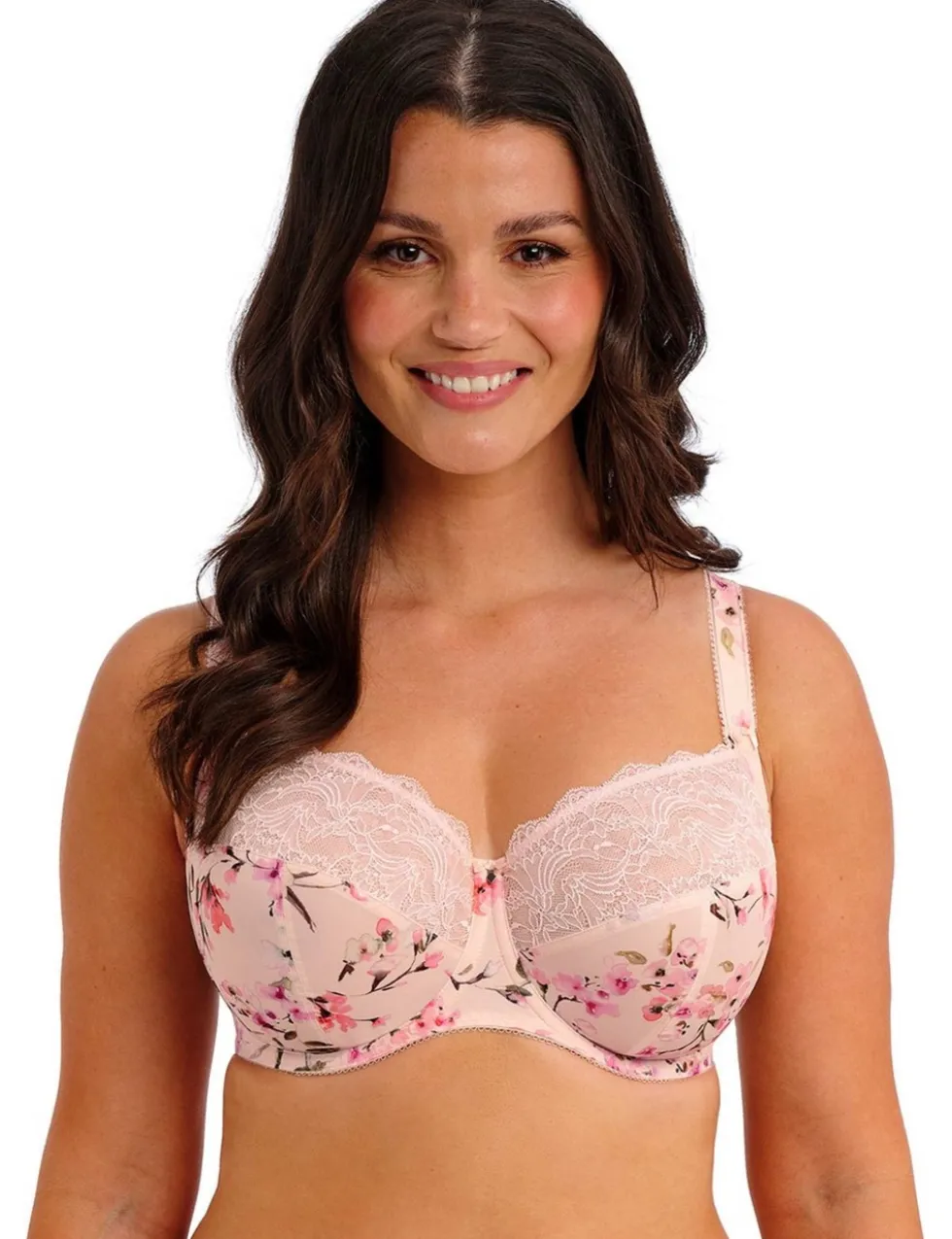 Lucia Lace Floral Wired Side Support Bra (DD-J)