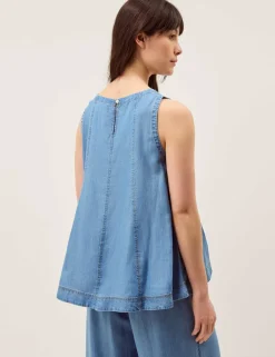 Lyocell Denim Tank Top