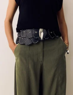 Lyocell Rich Barrel Trousers