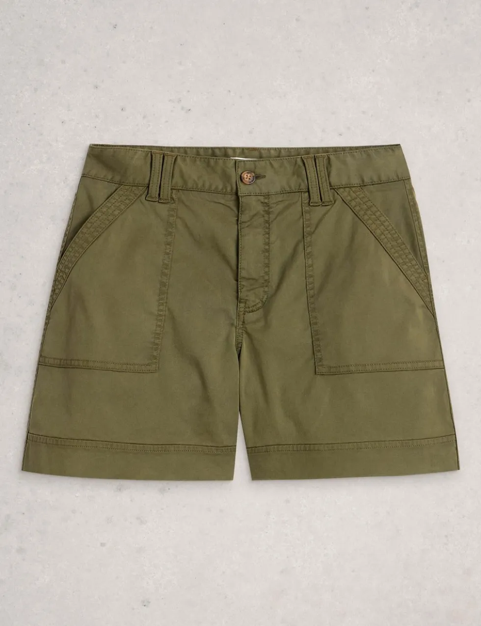 Lyocell Rich Cargo Shorts with Cotton