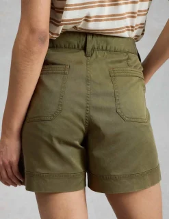 Lyocell Rich Cargo Shorts with Cotton
