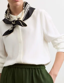 Lyocell Rich Elasticated Waist Tapered Trousers