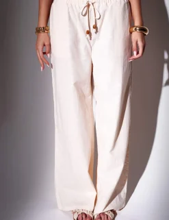 Lyocell Rich Wide Leg Trousers