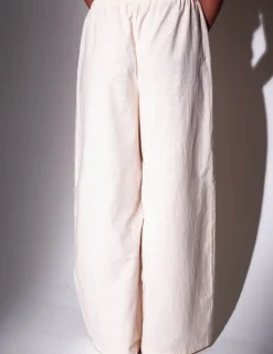 Lyocell Rich Wide Leg Trousers