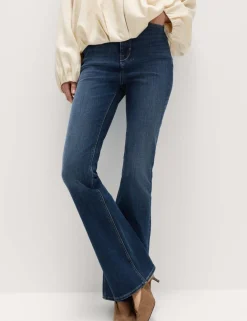 Magic Shaping High Waisted Slim Flare Jeans
