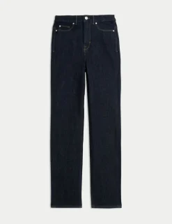 Magic Shaping High Waisted Straight Leg Jeans