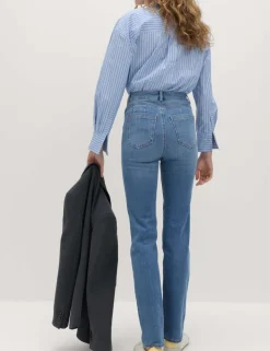 Magic Shaping High Waisted Straight Leg Jeans
