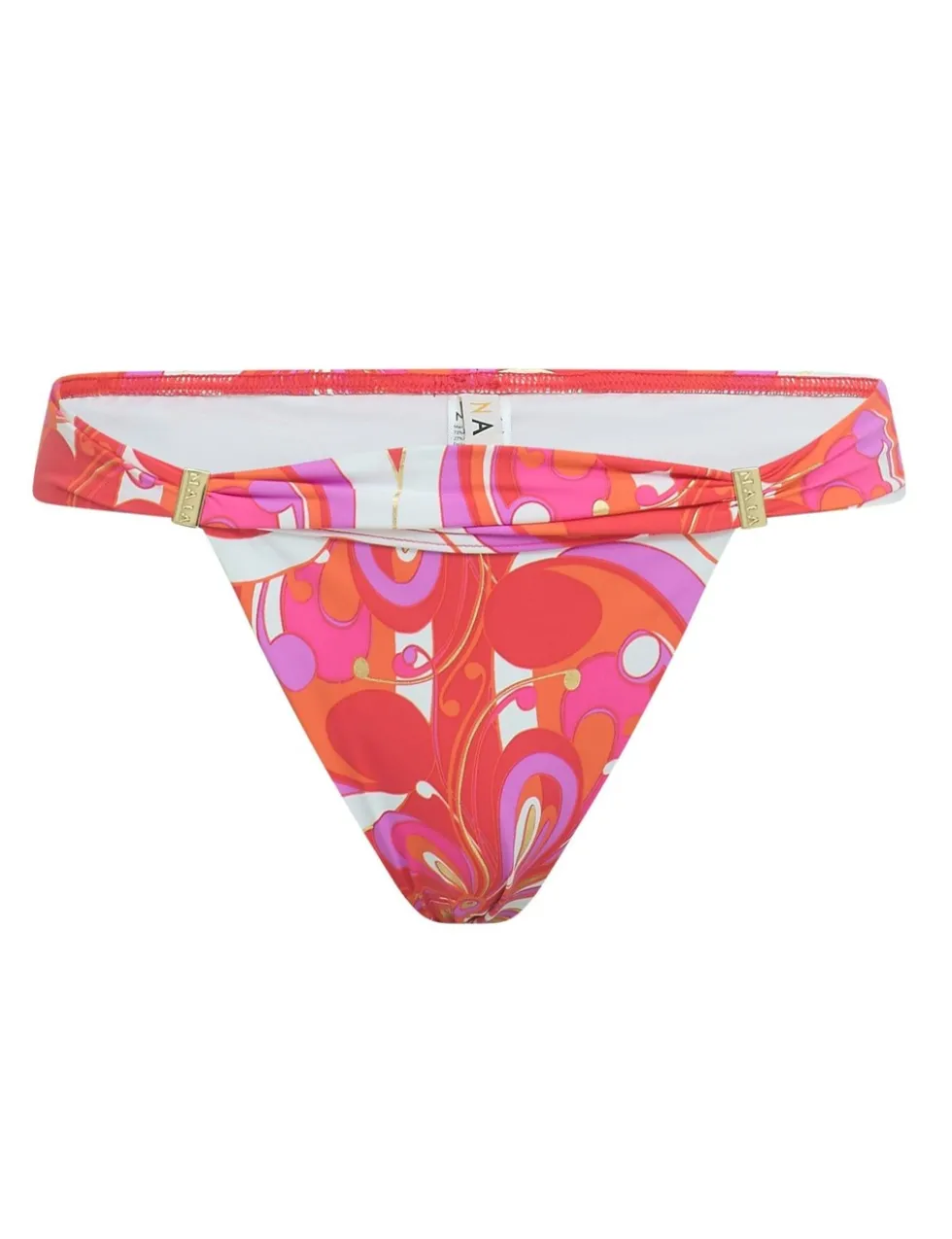 Maia Printed High Leg Bikini Bottoms