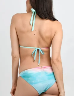 Maia Printed Padded Halterneck Bikini Top