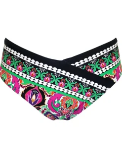 Maldives Printed High Leg Bikini Bottoms