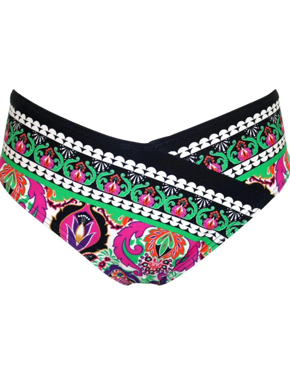Maldives Printed High Leg Bikini Bottoms