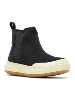 Marquette Suede Thermal Flat Ankle Boots