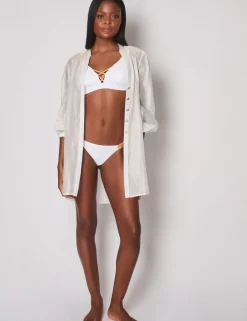 Martinique Cotton Rich Beach Cover Up Shirt
