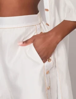 Martinique Cotton Rich High Waisted Shorts