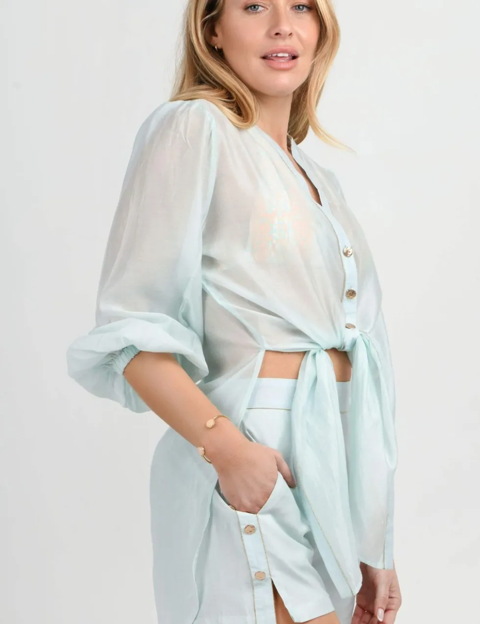 Martinique Cotton Rich High Waisted Shorts