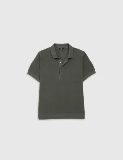 Masons Pure Cotton Flat Knitted Polo Shirt