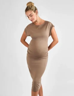 Maternity Midi Bodycon Dress