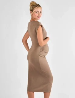 Maternity Midi Bodycon Dress
